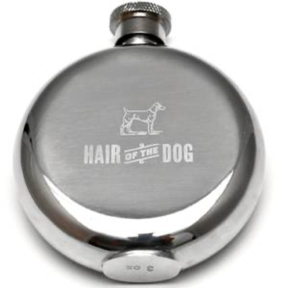Hair Of The Dog, Stainless Steel Flask, 3 OZ